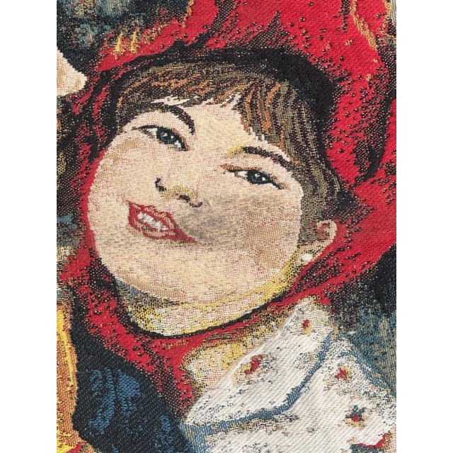 French Jacquard Tapestry with Dance in the Country Motif by A. Renoir, 2000s For Sale - Image 9 of 18