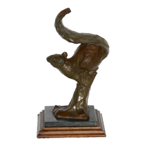 Squirrel 2, T. Galbreath Bronze Sculpture, Signature and Number Inscribed