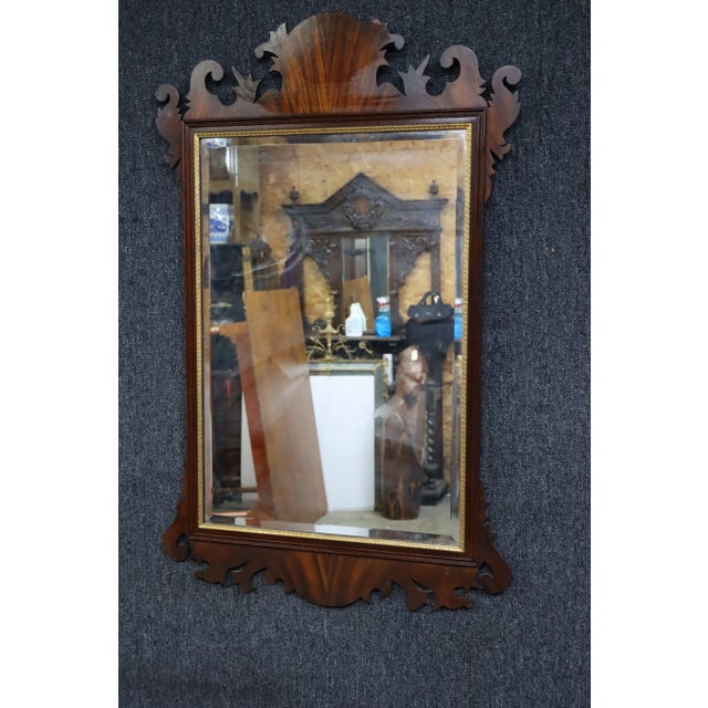 Vintage Henkel Harris Federal Style Mirror For Sale - Image 4 of 9