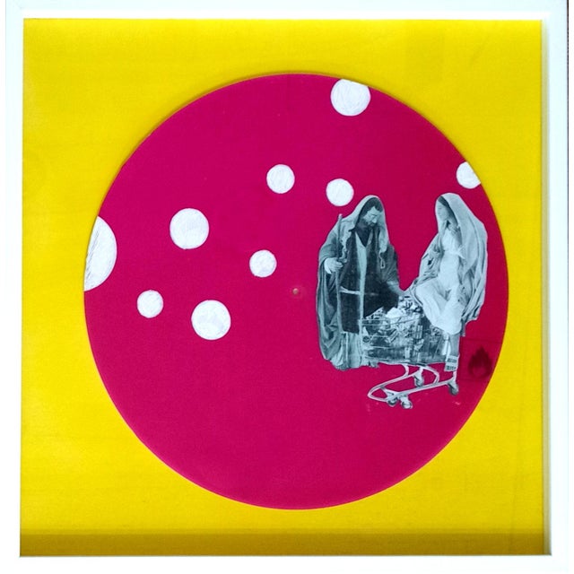 Contemporary David Pompili, Bethlehem Circle, Acrylic For Sale - Image 3 of 3