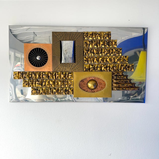 Paul Evans Mid Century Brutalist Wall Sculpture Attributed to Paul Vanders For Sale - Image 4 of 12