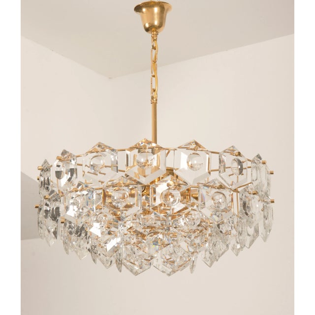 Large Mid-Century Chandelier from Kinkeldey For Sale - Image 9 of 12