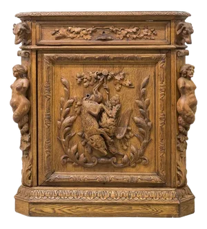 Uruguayan Carved Cabinet, 19th Century