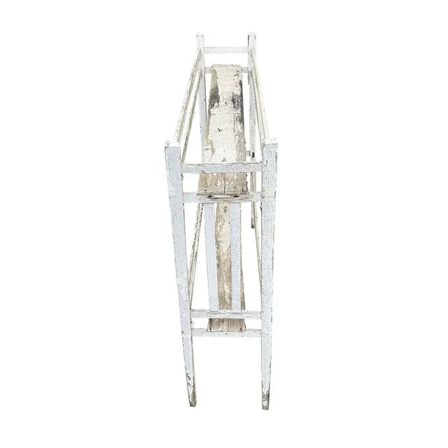 Vintage Wooden Flower Stand For Sale - Image 4 of 8