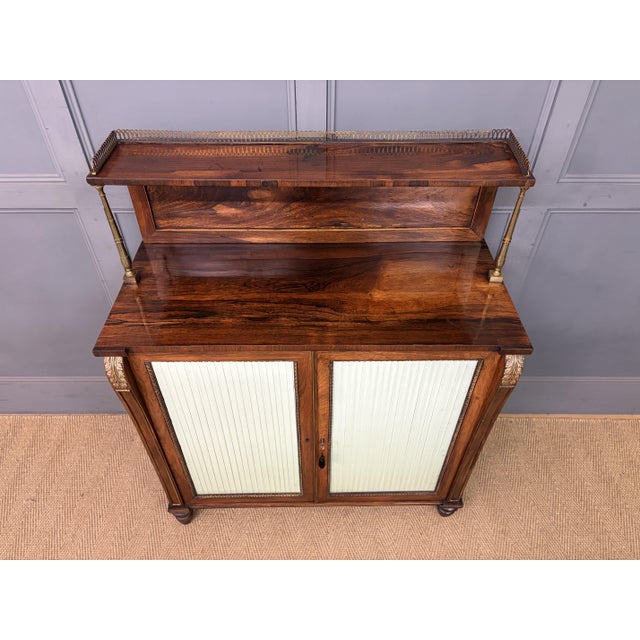 Brown Regency Rosewood Side Cabinets, 1810, Set of 2 For Sale - Image 8 of 18