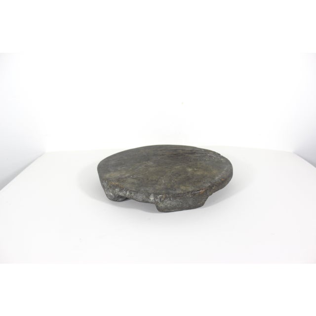 Vintage Primitive Rustic Chapati Wood Board Riser For Sale - Image 11 of 14