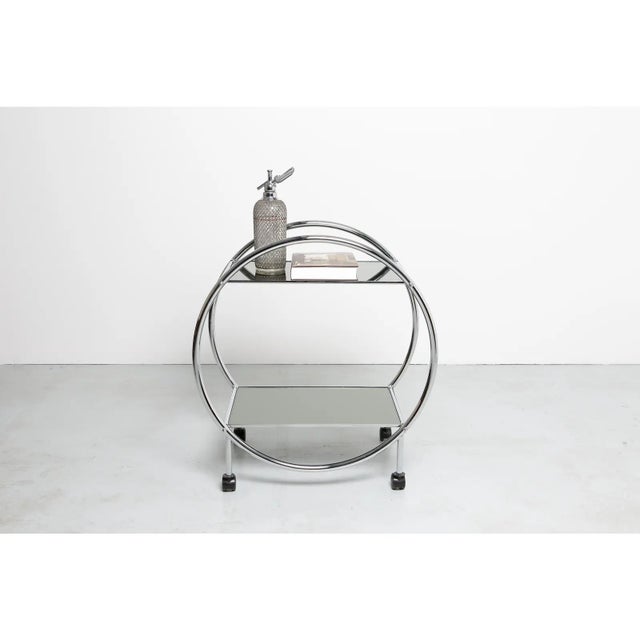 Vintage Christofle glass and metal bar cart.by Christofle form Matthew Rachman Gallery on Charish I purchased this April...