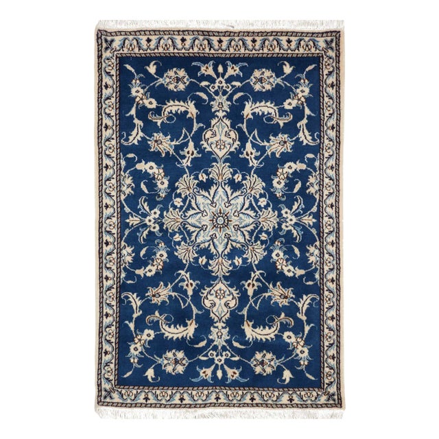 Nain Rug with Floral Pattern For Sale