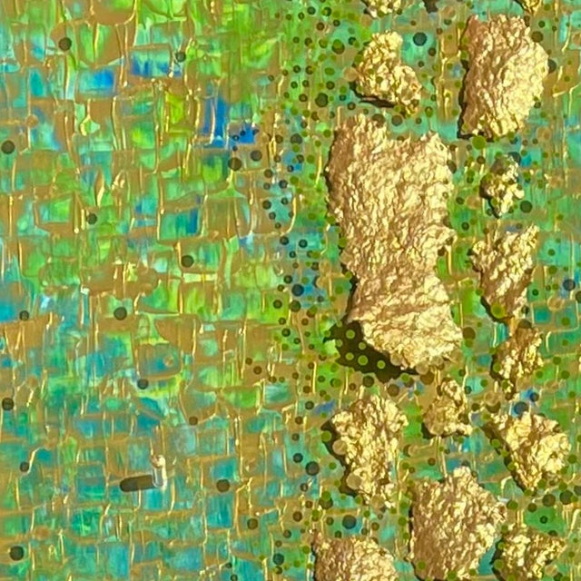 Contemporary Kathleen Kane-Murrell, Mixed Media Abstract Composition, "Alchemy" 2025 For Sale - Image 3 of 3