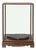 Vintage Glass Transparent Rectangular Shape Cover Display Case For Sale