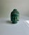 Vintage Pierced Glossy Green Glazed Ceramic Buddha Head For Sale - Image 16 of 16