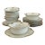 Antique 1900s Haviland Limoges "Silver Anniversary" Porcelain Ramekins & Saucers - Set of 8 For Sale