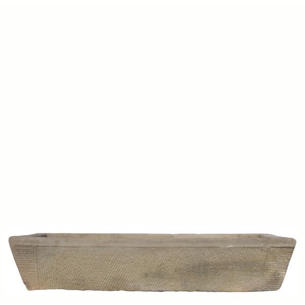 This stone trough is hand carved out one piece of stone and hand chiseled by the locals. This stone planter is ideal for...