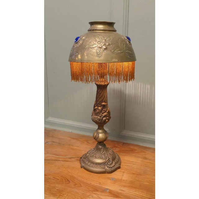 Antique Arts and Crafts French Reading Lamp, 1910 For Sale - Image 3 of 8