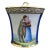 Antique KPM Porcelain Hand Painted Portrait of Biedermeir Couple Lovers Cup For Sale