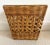 Rattan and Wicker Basket Weave Wastebasket For Sale In Miami - Image 6 of 8