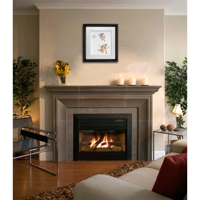 Max Ernst original color stone lithograph on woven Arches paper. 1970. Fröhliche Logik (Happy Logic) Size : 24,8x25cm....