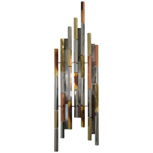 1970s MIX Metal Wall Sculpture