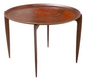 Vintage Engholm & Wilumsen for Fritz Hansen Teak Tray Top Side or Coffee Table