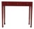Red 3-Drawer 37" Long Console Table For Sale