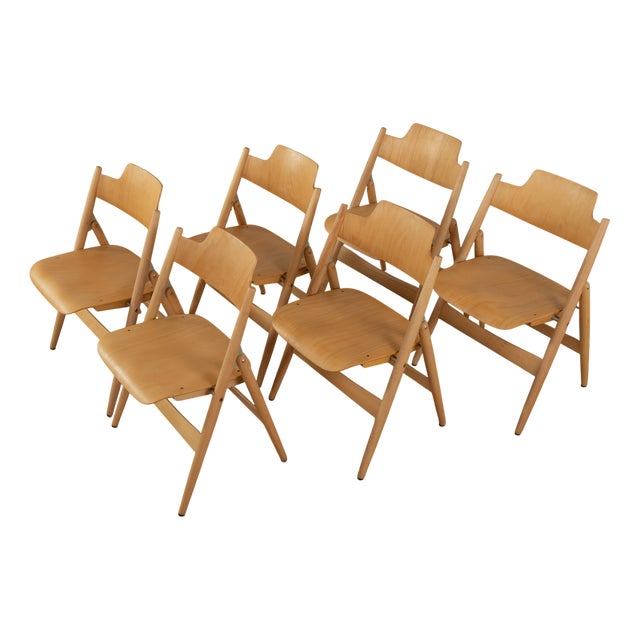 SE 18 Chairs by Egon Eiermann for Wilde+Spieth, 1950s, Set of 6 For Sale