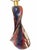 Val Saint-Lambert Mid-20th Century Mid-Century Modern Attributed to Val Saint Lambert Swirl Art Glass Table Lamp For Sale - Image 4 of 7