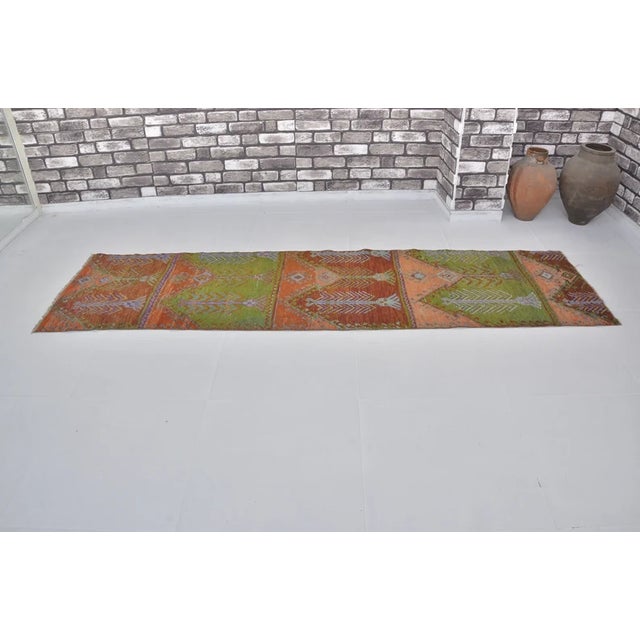 Handmade wool carpet in Turkish Anatolia , Vintage Oushak Rug,Turkish Vintage Anatolian Rug, Handmade wool Rug . One Of...