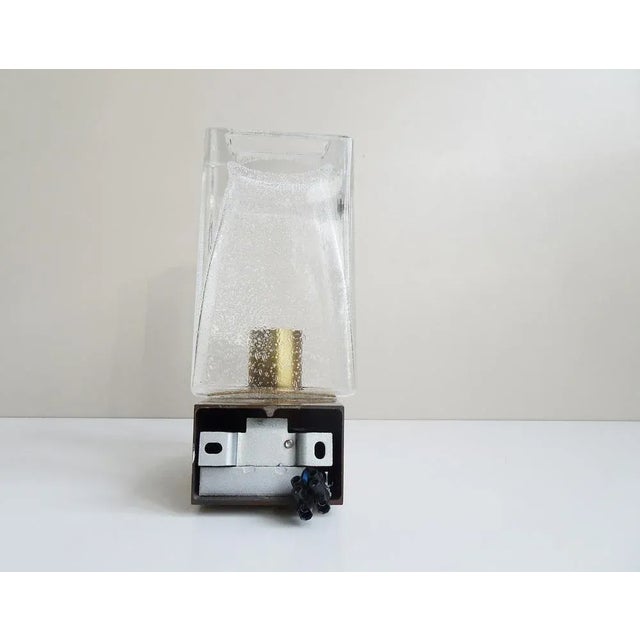 Brass Wall Lamp from Glashütte Limburg, Germany, 1970s For Sale - Image 4 of 12