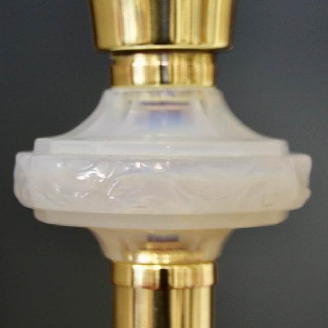Jean Perzel Art Deco Pendant Lamp in the style of Jean Perzel, 1930s For Sale - Image 4 of 13