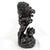 Vintage Japanese Large Carved Wood Sculpture Okimono Lion With Cubs – 20th C For Sale - Image 4 of 11