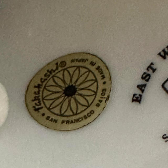 White Vintage 1900s Floral & Butterfly Porcelain Bell For Sale - Image 8 of 10