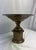 Mid Century bronze tazza compote, handcrafted of the highest quality bronze. Composed of a Neoclassical fluted circular...