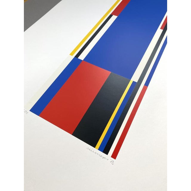 Construction by Jo Niemeyer for Edition Partanen, Schluchsee, 1982This serigraph, titled Construction, is a work by Jo...