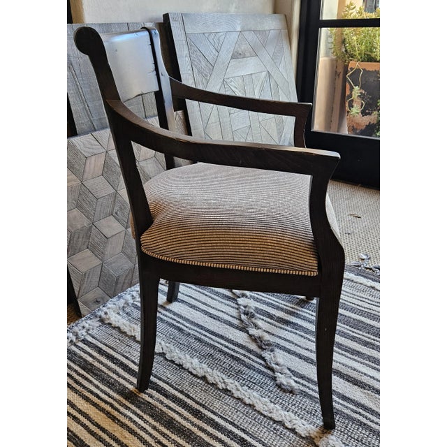Transitional Fremarc Dining Armchair For Sale - Image 3 of 9