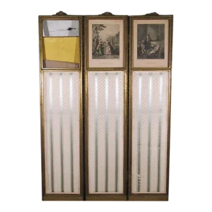 Three Panel Folding Screen