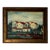 70's Vintage Mediterranean - Village Impressionist Oil Painting, Framed For Sale