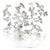 Taupe Chinoiserie Mural | 3-Panel Hand-Painted Floral & Bird Wallpaper For Sale
