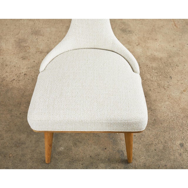 Set of Ten Oak Klismos Style Dining Chairs by Uttermost Chairish