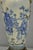 Chinoiserie Vintage Japanese Blue White Porcelain Jardinierie Vase Chinoiserie Table Lamp For Sale - Image 3 of 15