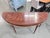 John Widdicomb Late 20th Century Stickley John Widdicomb Mahogany Demi-Lune Console Table With Glass Top For Sale - Image 4 of 10
