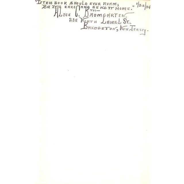 Traditional "I've Got Your Number! A Book of Self-Analysis" 1932 Webster, Doris, Hopkins, Mary For Sale - Image 3 of 4