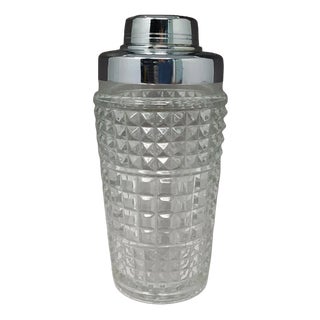 Cut Crystal Cocktail Shaker, Italy, 1960s For Sale
