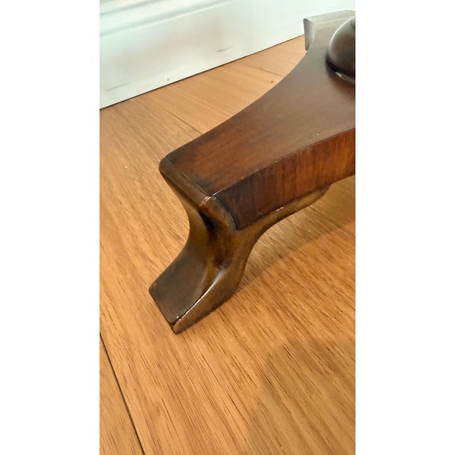 Early 20th Century Inlaid Mahogany Federal Style Sewing / Work Table With Lyre Base For Sale - Image 9 of 12