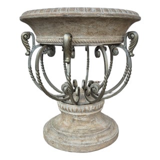 1990s Drexel Heritage Corbel Collection Neoclassical Dining Table Pedestal For Sale