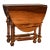 Walnut Dropleaf Table From England, Circa 1900 For Sale