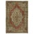 Vintage Turkish Worn-In Distressed Oushak Accent Rug - 4'2 X 6'00 For Sale