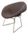 Diamond Chair in Chrome and Brown Upholstery for Knoll International, 1980s For Sale