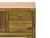 Honey Brown 4 Drawers Slim Narrow Console Side Foyer Table For Sale - Image 11 of 13