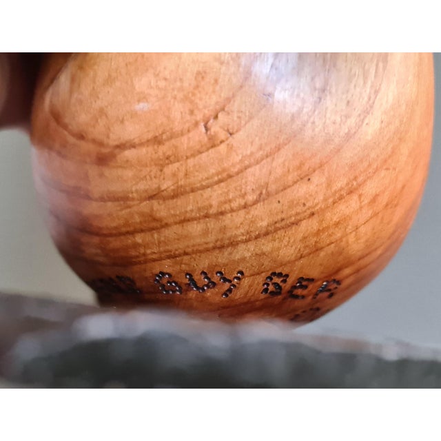 Black Unknow, Untitled, 1970s, Olive Wood For Sale - Image 8 of 11