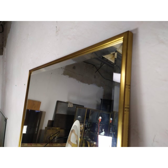 1970s Vintage Golden Mirror, 1970s For Sale - Image 5 of 11